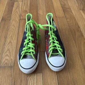 Converse All Star Chuck Taylor Youth Plaid Shoes Size 2